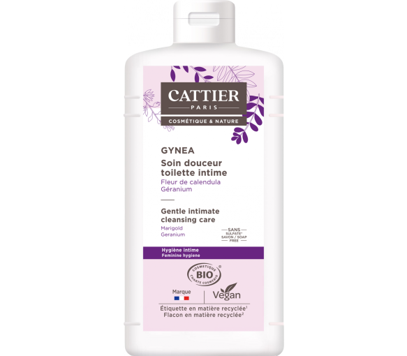 Gynéa Gel Bio Hygiène Intime Cattier - Flacon 200 ml - image 1