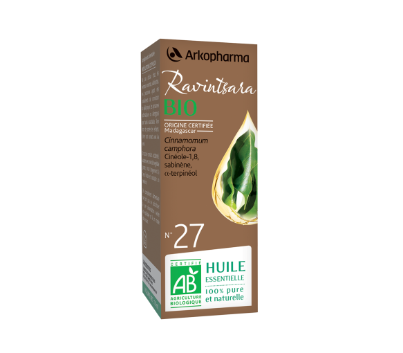 Huile essentielle Ravintsara bio n°27 Arkopharma - flacon de 5 ml