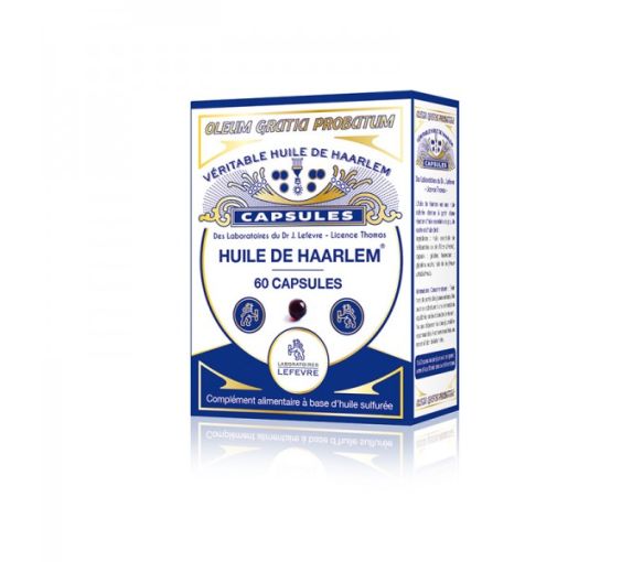 Huile de haarlem - boite de 60 capsules originales