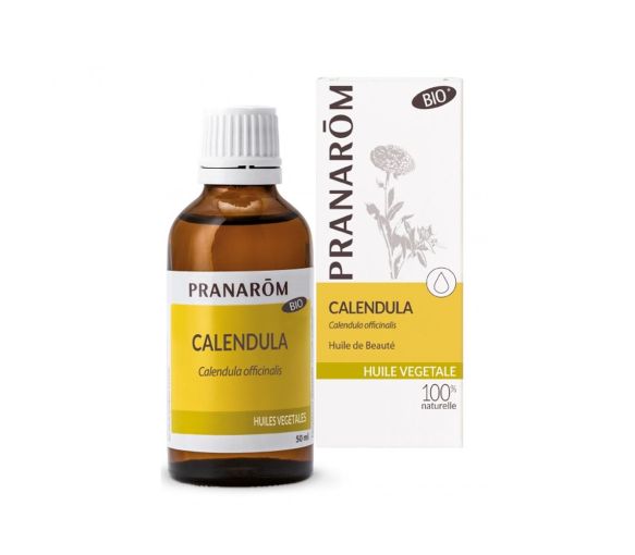 Huile de macération bio calendula Pranarôm - flacon de 50 ml