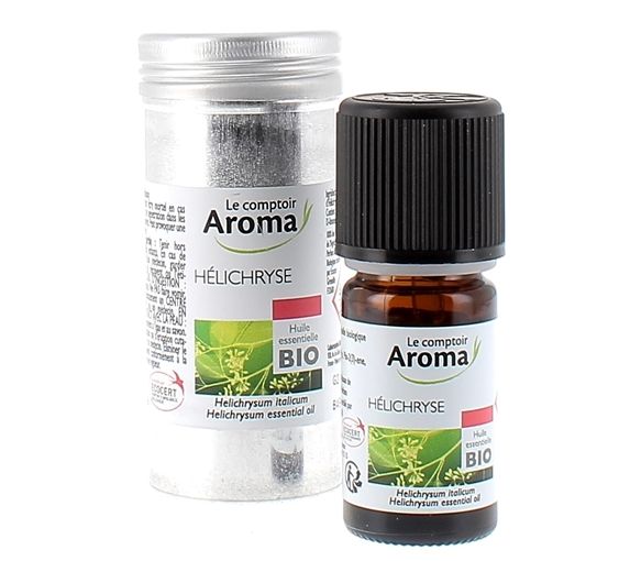 Huile essentielle Hélichryse bio Le Comptoir Aroma - flacon de 5ml