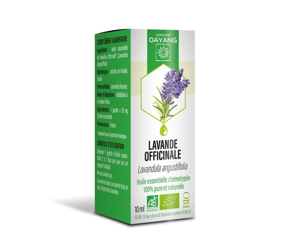 Huile essentielle Lavande officinale bio Dayang - flacon de 10ml