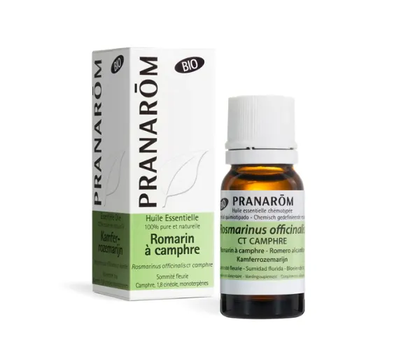 Huile essentielle de Romarin à camphre bio Pranarôm - flacon de 10 ml