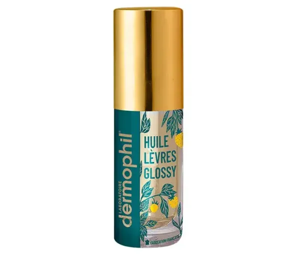 Huile lèvres glossy Dermophil - flacon de 5ml