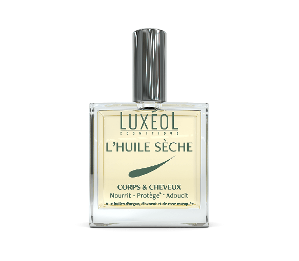 Huile sèche corps et cheveux Luxéol - flacon spray de 100 ml