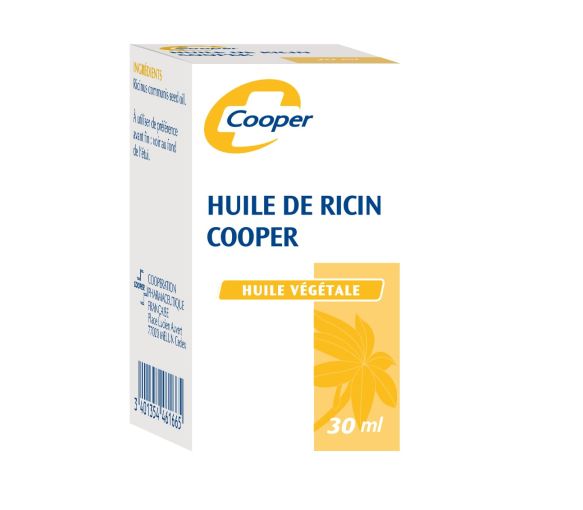 Huile végétale de ricin Cooper - flacon de 30 ml - image 1
