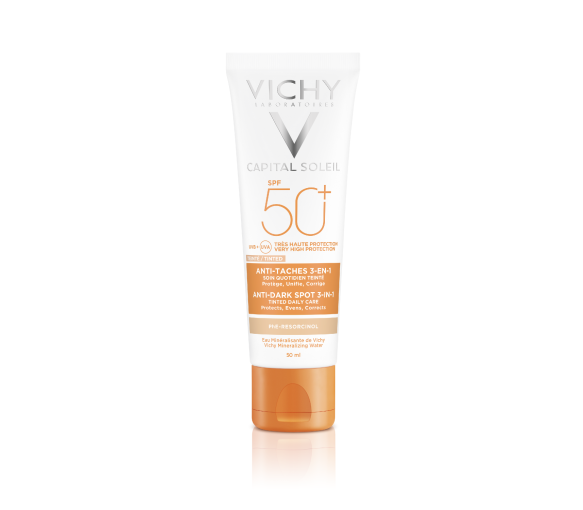 Idéal Soleil soin anti-taches teinté 3-en-1 SPF 50+ Vichy - tube de 50 ml - image 1