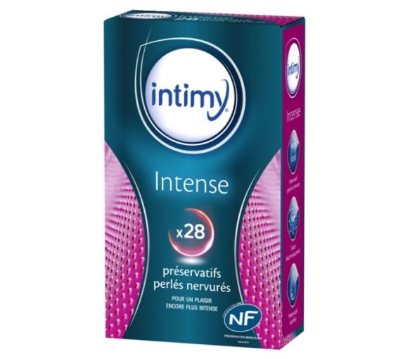 Intense préservatifs perlés nervurés Intimy - image 2