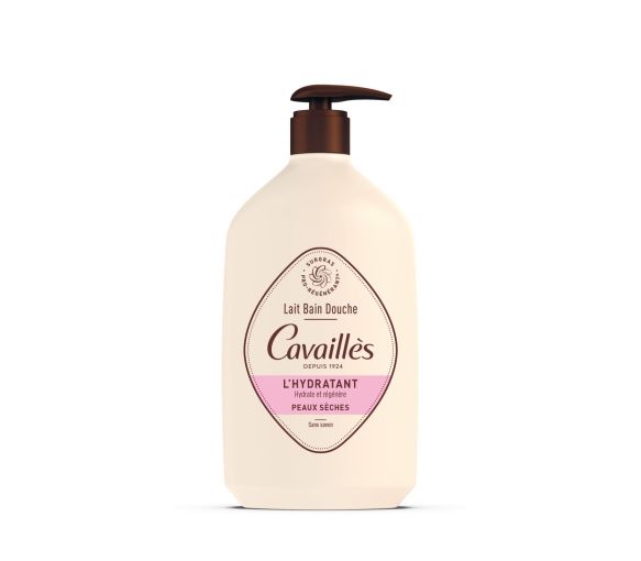 Lait bain et douche Hydratant peaux sèches Rogé Cavaillès - flacon de 1L