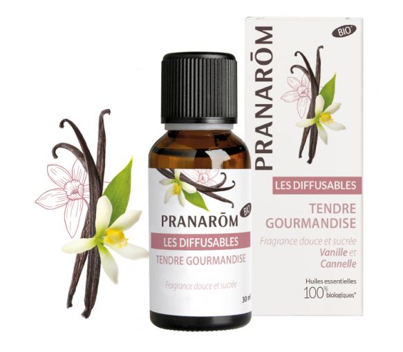 Les Diffusables Tendre gourmandise bio Pranarôm - flacon de 30ml