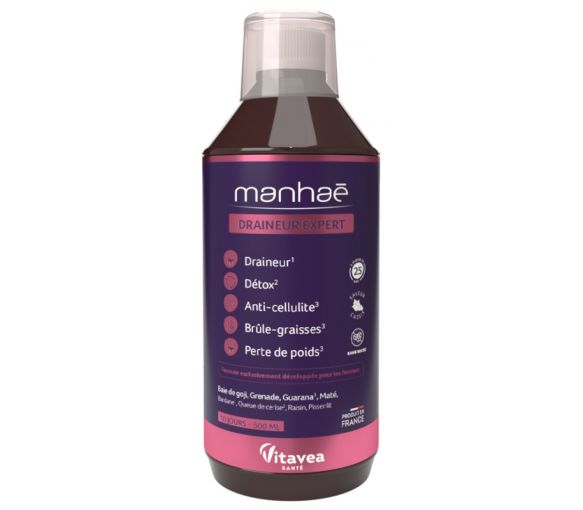 Manhaé Draineur expert Vitavea - bouteille de 500 ml