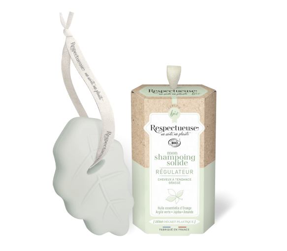 Mon Shampooing solide régulateur bio Respectueuse - pain de 75 g - image 1