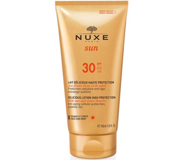 Crème délicieuse visage haute protection SPF 30 Nuxe sun - tube de 50 ml