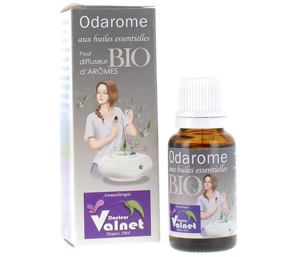 Odarome aux huiles essentielles bio pour diffuseur Docteur Valnet - Flacon de 15ml