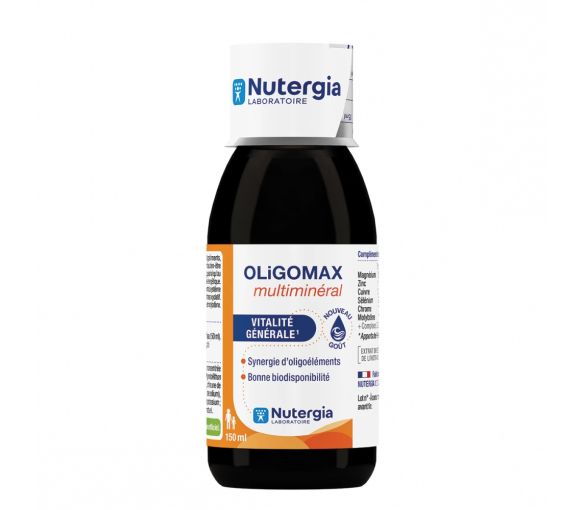 Oligomax multiminéral Nutergia - flacon de 150ml