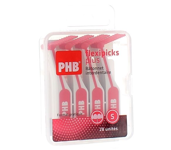 PHB Flexipicks Plus bâtonnet interdentaire Crinex - 28 unités
