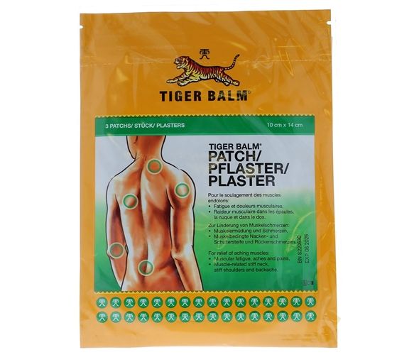 Patchs anti-douleurs Tiger Balm - sachet de 3 patchs