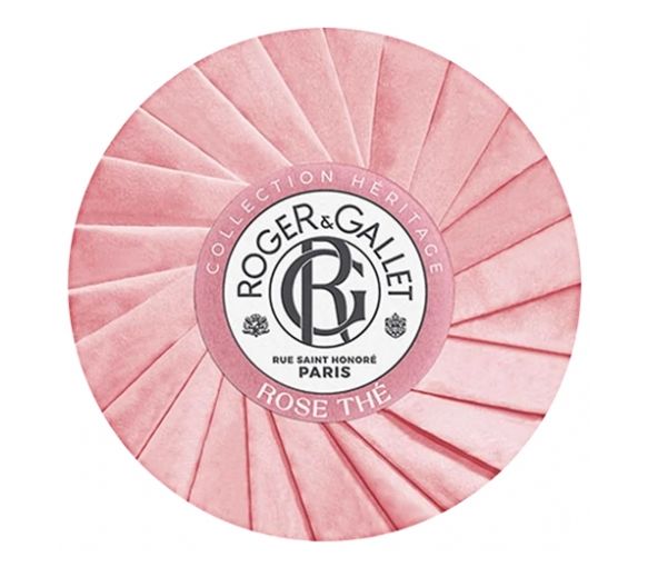 Savon parfumé Rose thé Roger & Gallet - pain de 100g