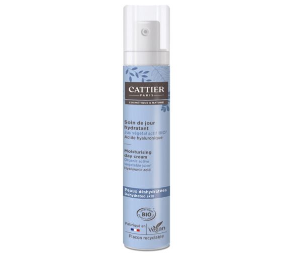 Soin de jour hydratant Cattier - flacon-pompe de 50ml - image 1
