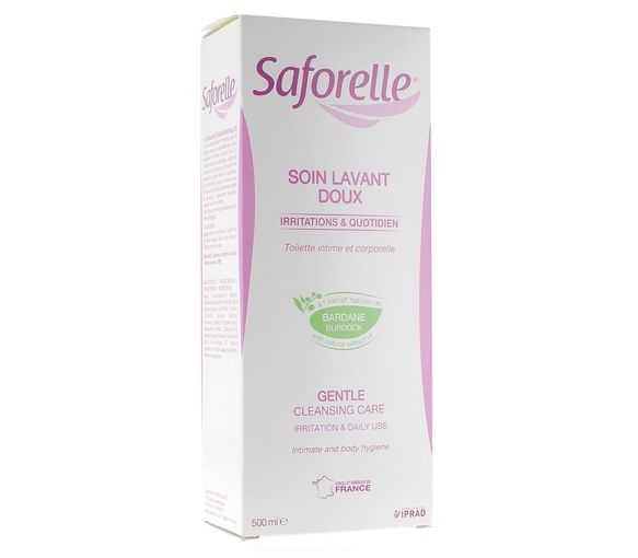 Soin lavant doux toilette intime et corporelle Saforelle - tube de 500 ml - image 1
