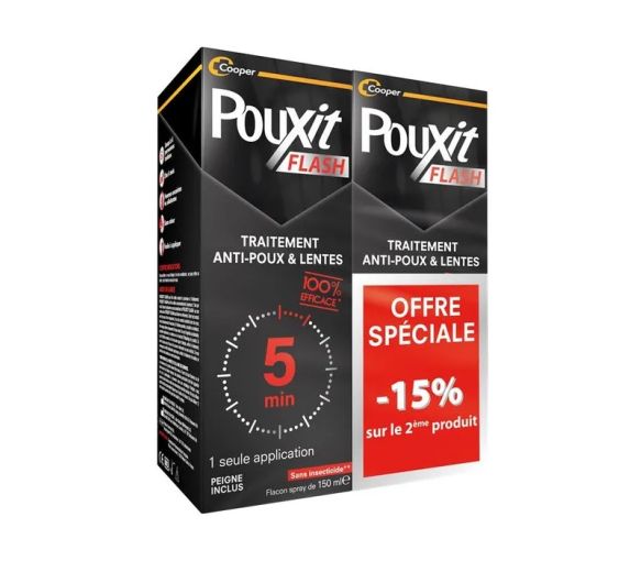 Spray Flash Traitement anti-poux et lentes Pouxit - image 10