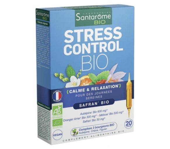 Stress Control bio Santarome - boîte de 20 ampoules