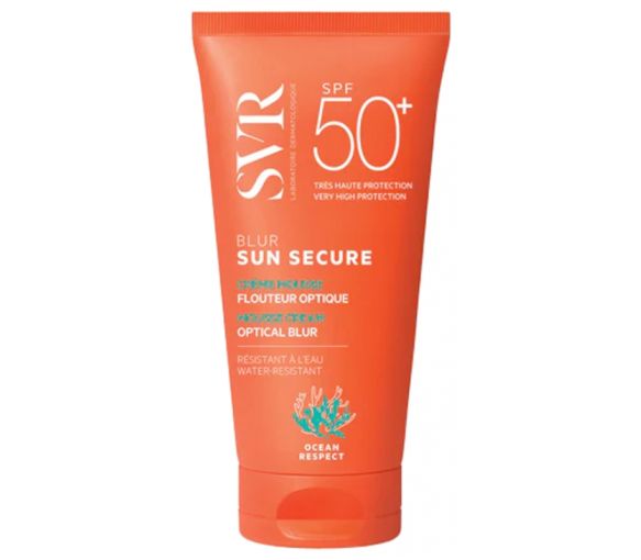 Sun Secure Blur Crème mousse flouteur optique SPF 50 sans parfum SVR - tube de 50 ml - image 1