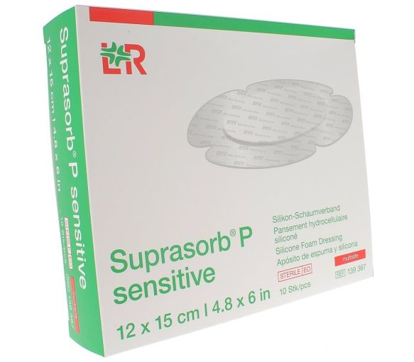 Suprasorb P Sensitive Multisite Lohmann & Rauscher - 10 unités de 12x15 cm