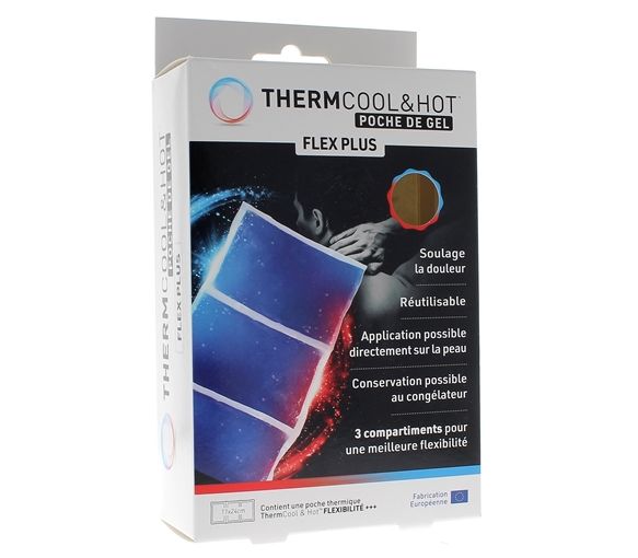 Thermcool&hot Poche de gel flex plus - boîte d'une poche de 11x24cm