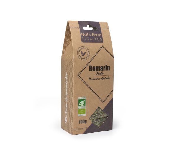 Tisane Feuille Romarin Bio Nat & Form - sachet de 100 g
