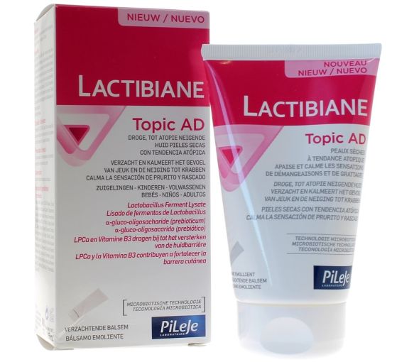 Topic ad baume émollient Lactibiane - tube de 125 ml