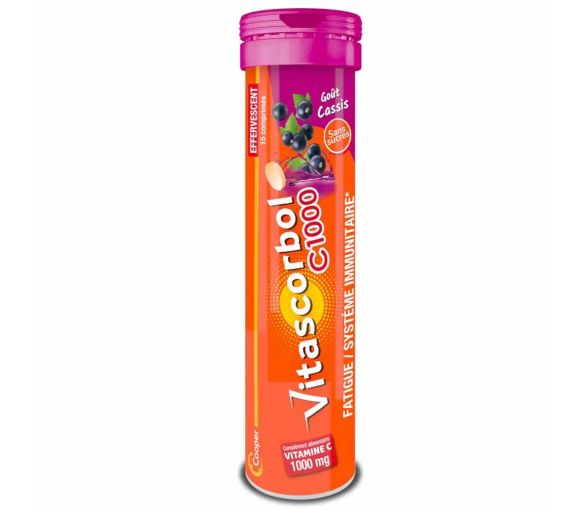 Vitascorbol C1000mg sans sucres Cooper - tube de 15 comprimés effervescents - image 7