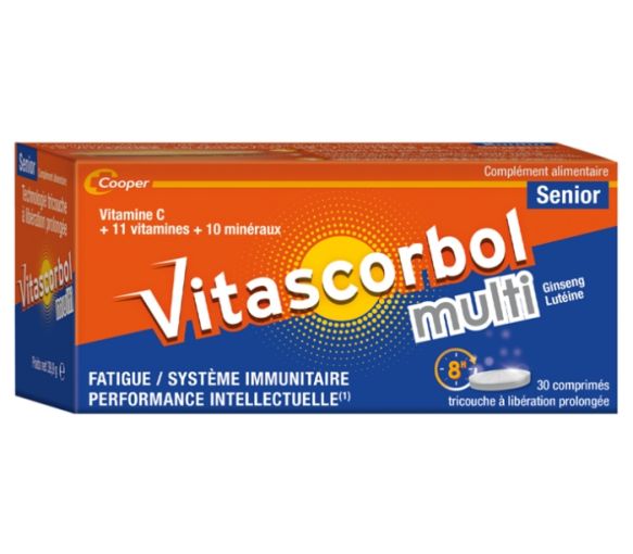 Vitascorbol multi sénior - boite de 30 comprimés - image 1