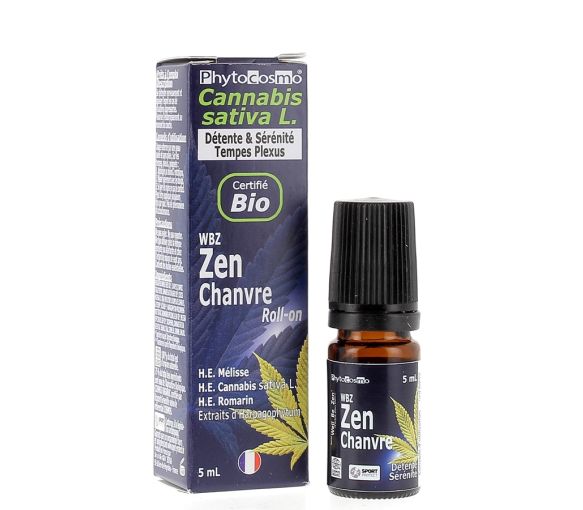 WBZ Zen Chanvre Sérum bio Phytocosmo - roll-on de 5ml