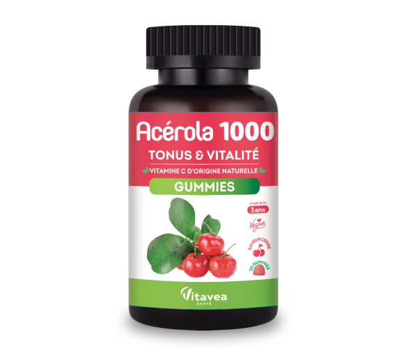 Acérola 1000 Vitavea - pot de 30 gummies