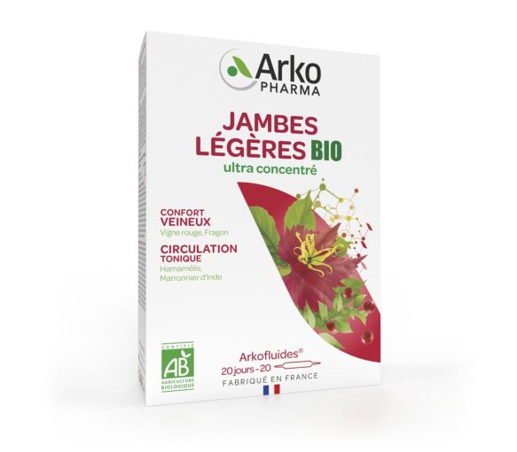 Arkofluides jambes légères Arkopharma - image 1