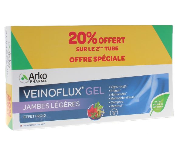 Veinoflux Gel Jambes légères effet froid Arkopharma - image 1