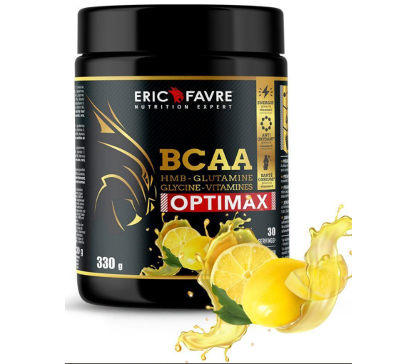 BCAA optimax saveur citron Eric Favre - pot de 330g