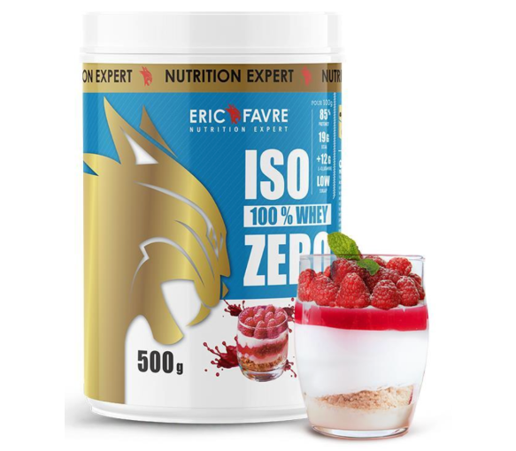 Iso zero 100% whey framboisier Eric Favre - pot de 500g