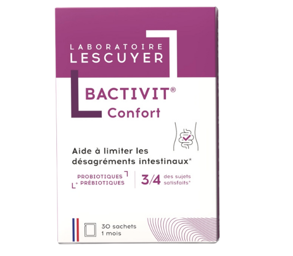 Bactivit confort désagréments intestinaux Lescuyer - boite de 15 sachets