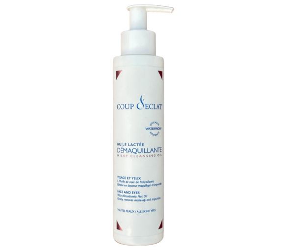 Huile lactée démaquillante Coup d'éclat - flacon-pompe de 200ml