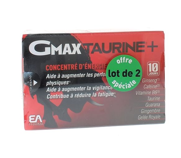 Gmax taurine + concentré d'énergie Eafit - image 1