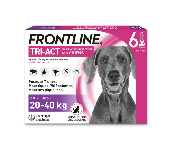 Tri-Act chiens 20-40 kg Frontline - image 1
