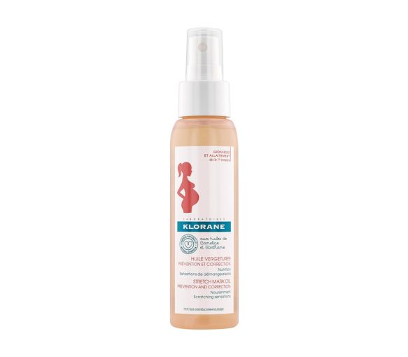 Huile vergetures prévention et correction Klorane - spray de 100 ml - image 1