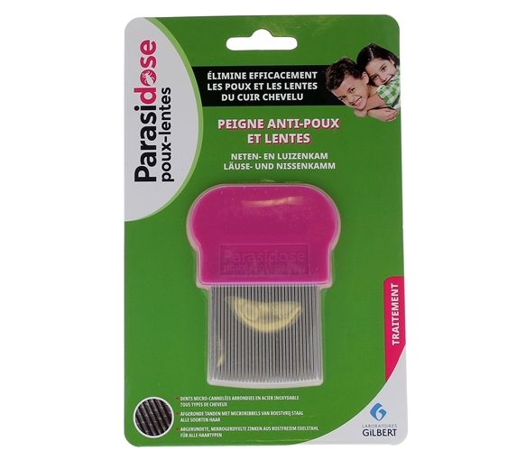 Peigne fin anti-poux et lentes Parasidose - 1 peigne