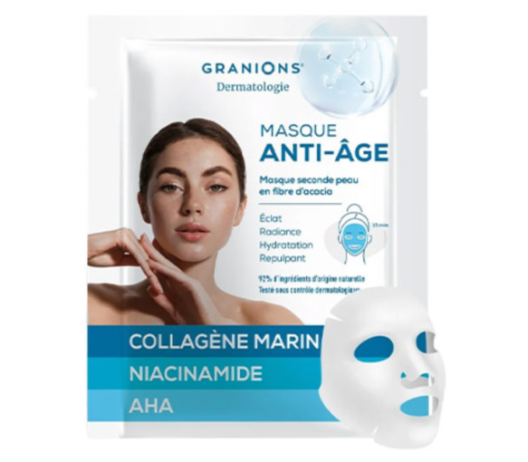 Masque anti-âge seconde peau Granions - un masque