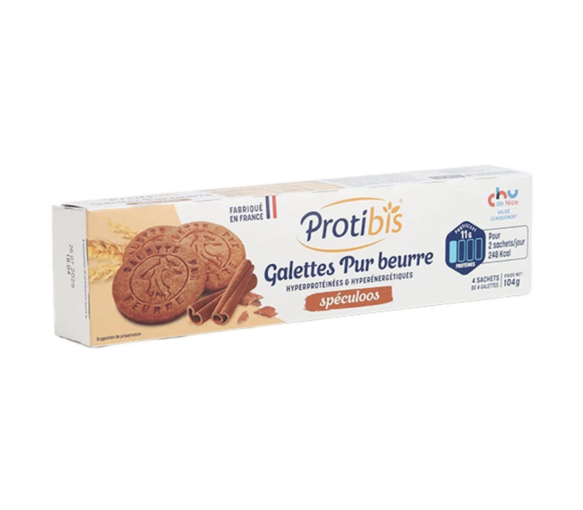 Galettes pur beurre spéculos Protibis - boite de 16 galettes