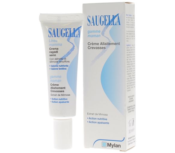 Crème allaitement crevasses Saugella - tube de 30 ml - image 1