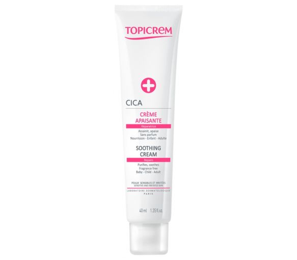 CICA crème apaisante réparatrice peaux sensibles et irritées Topicrem - tube de 40 ml - image 1