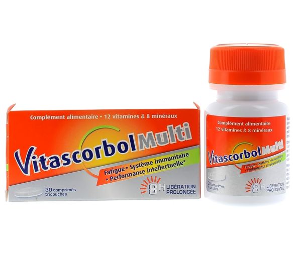 Vitascorbol Multi tricouches - boîte de 30 comprimés - image 1